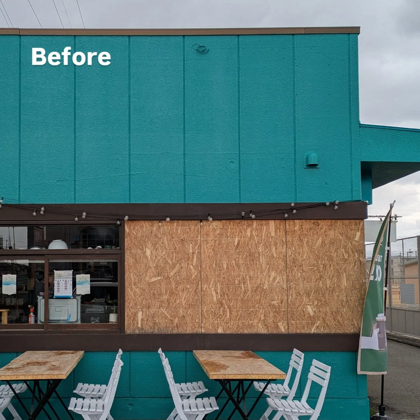 ＼カフェの外観に「らしさ」をプラス／