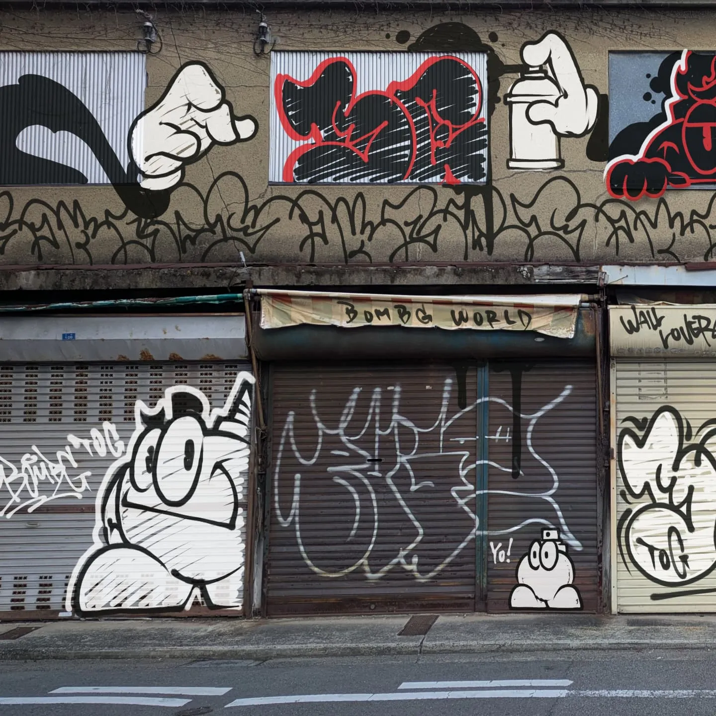 🚩BOMBG に描いてほしい壁の写真、募集します！